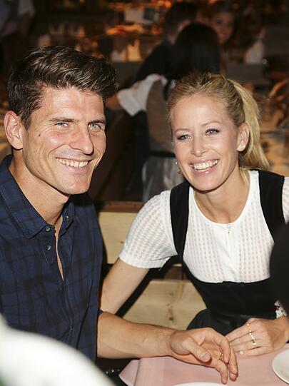 Mario Gomez und Frau Carina Wanzung