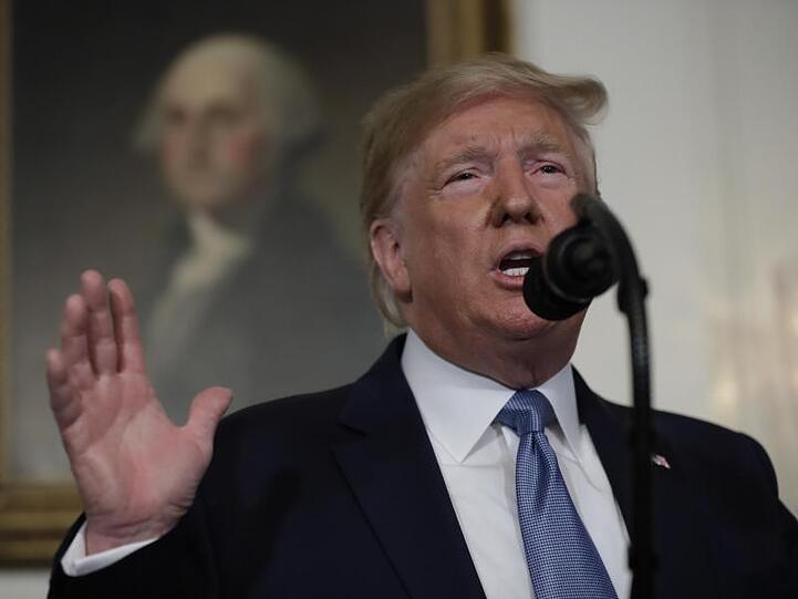 Donald Trump wird am Nachmittag zunächst in Ohio erwartet.