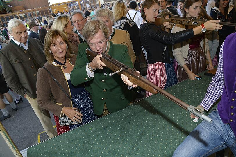 Prinz Leopold "Poldi" und Prinzessin "Uschi" Ursula von Bayern.