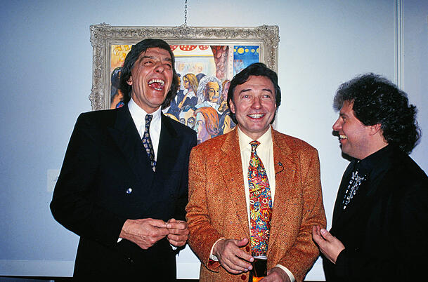 Bata Illic, Karel Gott und Andy Borg bei einem gemeinsamen Event 1990. Bata Illic, Karel Gott und Andy Borg bei einem gemeinsamen Event 1990.
