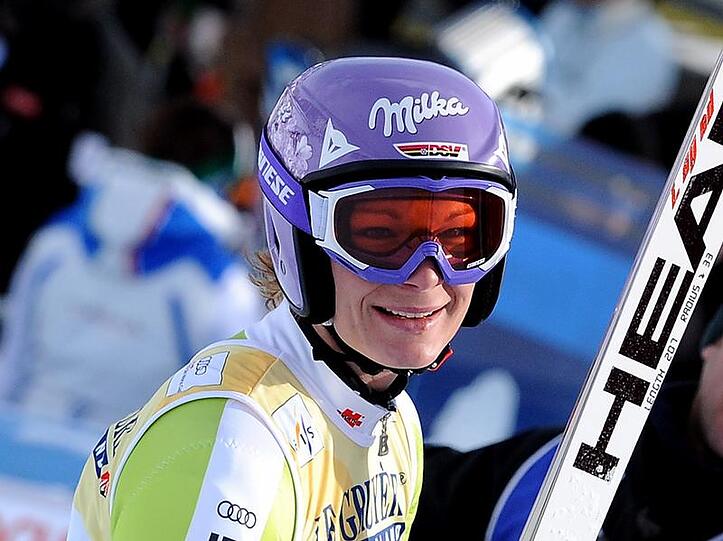 Zweiter Platz in Cortina d'Ampezzo: Maria Riesch