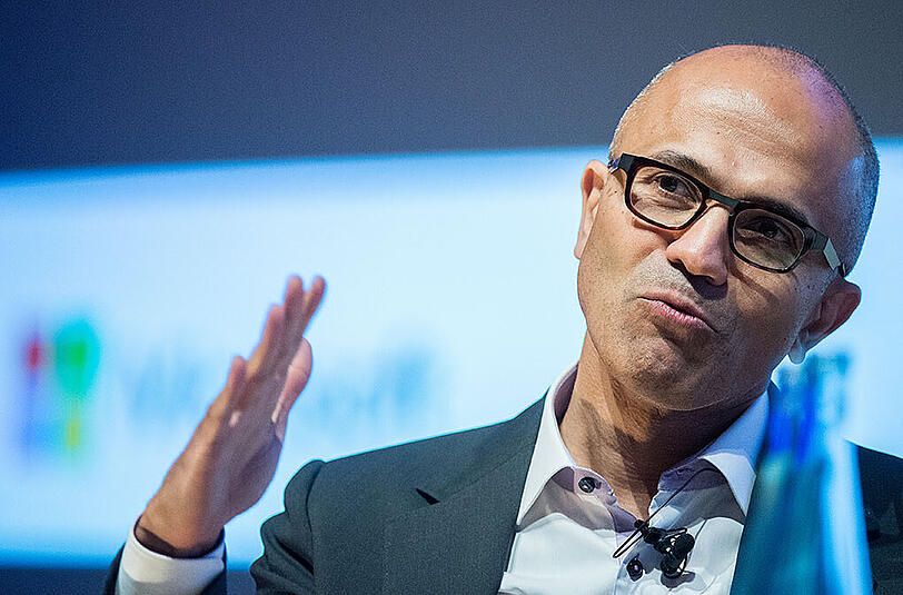 Microsoft-Chef Satya Nadella weist mit seinen Multimedia-Neuerungen den Weg in die Zukunft.