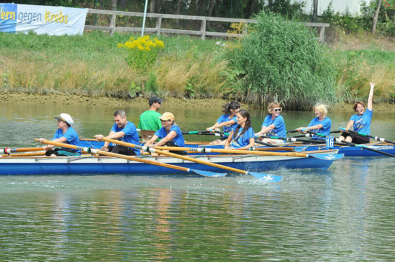Am Samstag veranstaltet die Bayerische Krebsgesellschaft e.V. gemeinsam mit der Stiftung Leben mit Krebs und Münchner Rudervereinen die erste Benefiz-Regatta &bdquo;Rudern gegen Krebs&ldquo; auf dem Olympiasee.