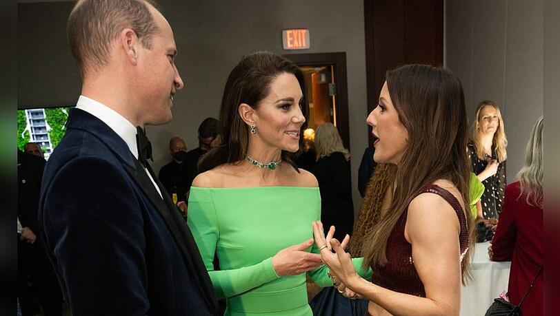 Im angeregten Gespräch bei den Earthshot Prize Awards am 2. Dezember 2022: Prinz William und Prinzessin Kate verstehen sich gut mit Ellie Goulding (re.).