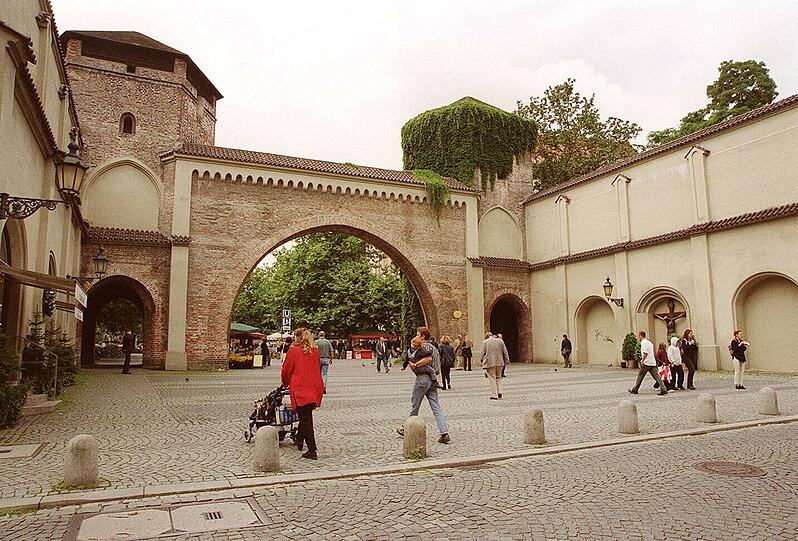 Auch das Sendlinger Tor gehörte zum zweiten Mauerring.