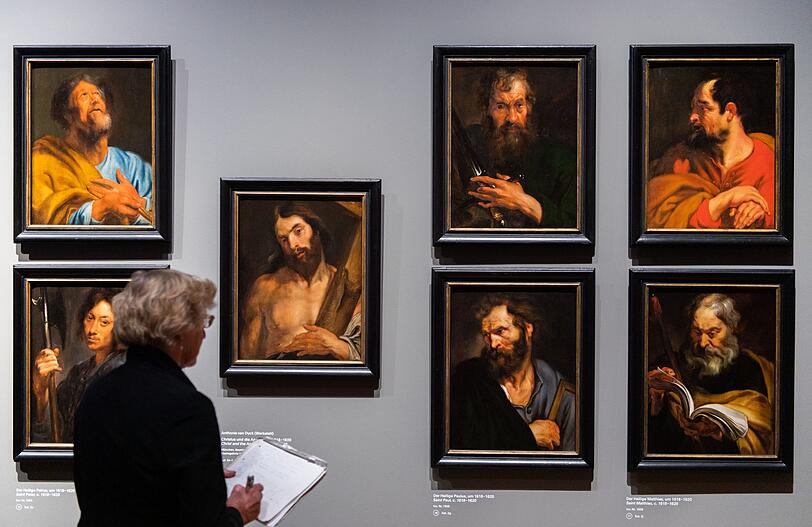 Anthonis van Dyck in der Alten Pinakothek.