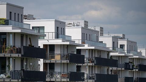 Blick auf Neubau-Wohnungen im Berliner Bezirk Schöneberg.