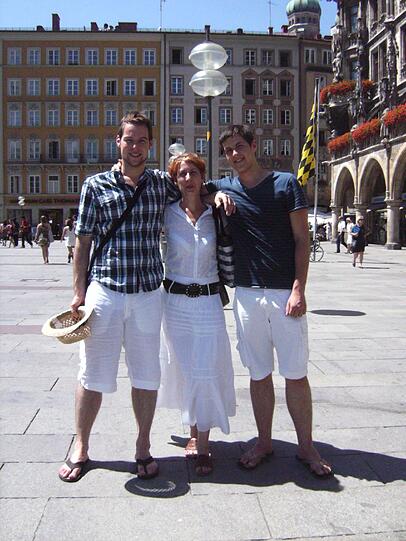 Diese Urlauber aus Frankreich haben wir auf Sightseeing-Tour getroffen.