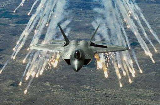 Eine F-22A Raptor der US-Luftwaffe. Quelle EPA/TSGT