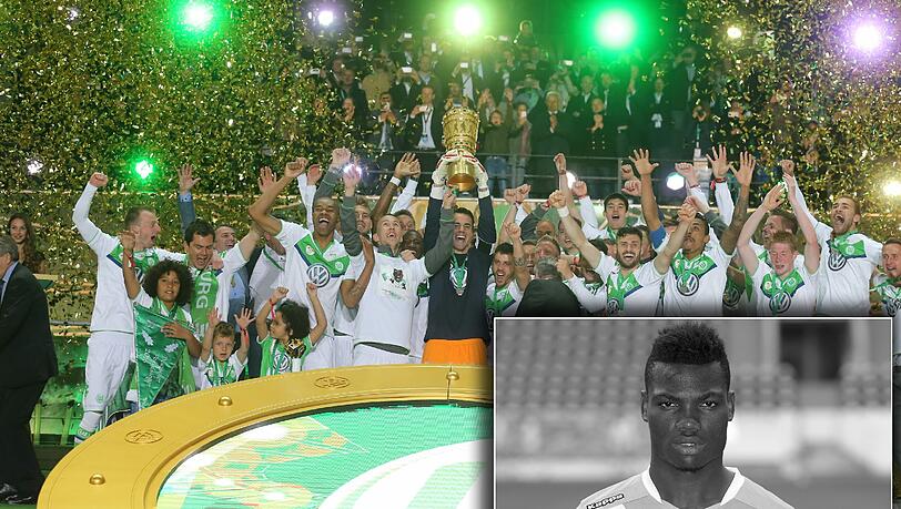 Malanda "ist auch Pokalsieger": Der VfL Wolfsburg feiert den Sieg und denkt dabei an den toten Freund. Malanda "ist auch Pokalsieger": Der VfL Wolfsburg feiert den Sieg und denkt dabei an den toten Freund.