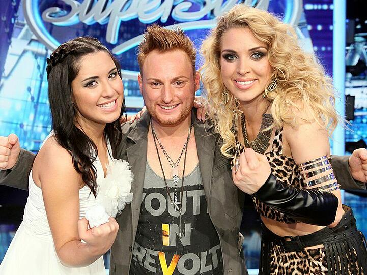 Die drei Finalisten von "DSDS" fiebern dem großen Finale am Samstag entgegen