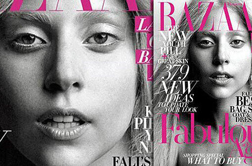 Lady Gaga mal ganz oben ohne: Die Pop-Ikone zeigt sich auf dem Cover des "Harper's Bazaar" komplett ungeschminkt. Falsche Fakten: Diese Stars haben an sich herumdokotern lassen... Einfach weiterklicken.