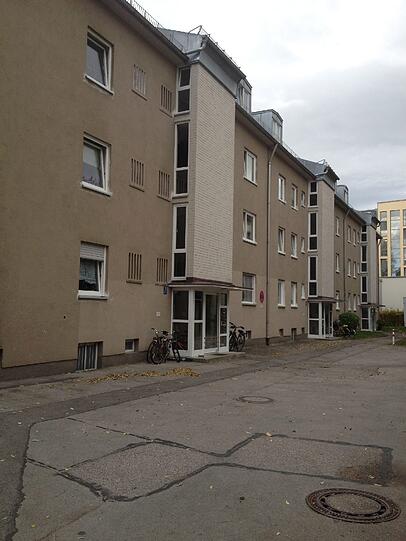 Der Wohnkomplex in der Bonner Straße