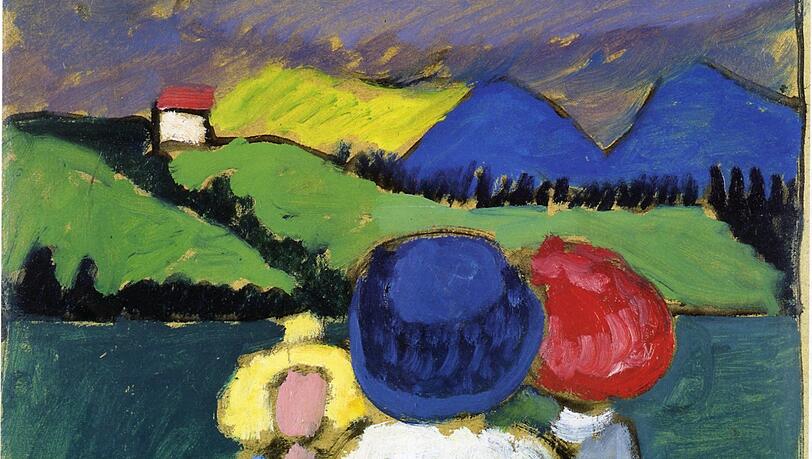 Diese Bootsfahrt hat Gabriele Münter gemalt. Diese Bootsfahrt hat Gabriele Münter gemalt.