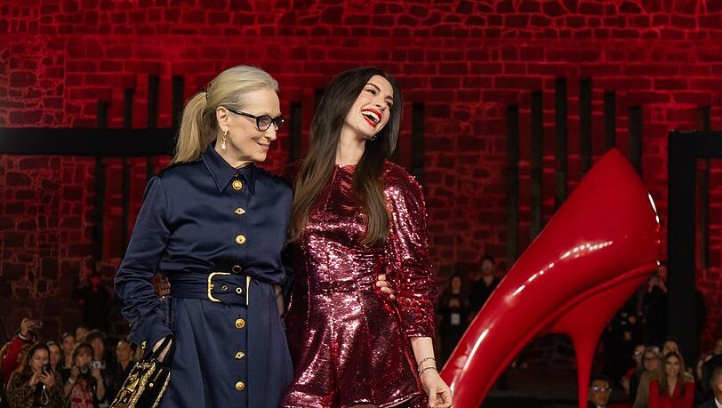 In Mexiko Stadt: Anne Hathaway und Meryl Streep.