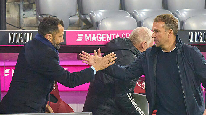 Der Streit zwischen Flick und Salihamidzic ging kurz nach Flicks Beförderung zum Cheftrainer los.