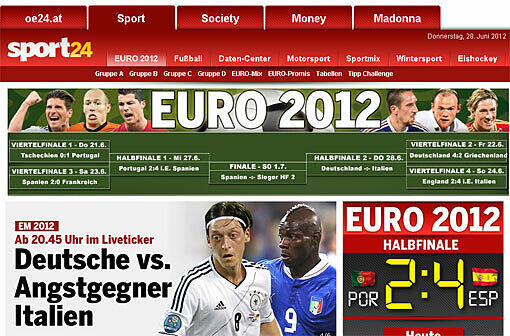 "OE 24" widmet sich ebenfalls dem deutschen Italien-Fluch.