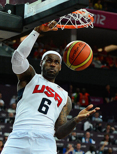 Glanzvolle Karriere: NBA-Star LeBron James in Bildern.