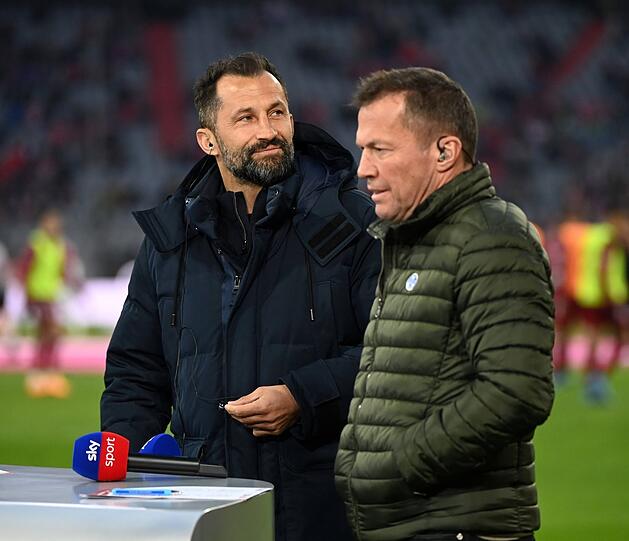 Nicht immer einig: Matthäus und Salihamidzic (l.).