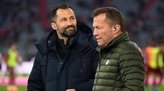 Nicht immer einig: Matthäus und Salihamidzic (l.).