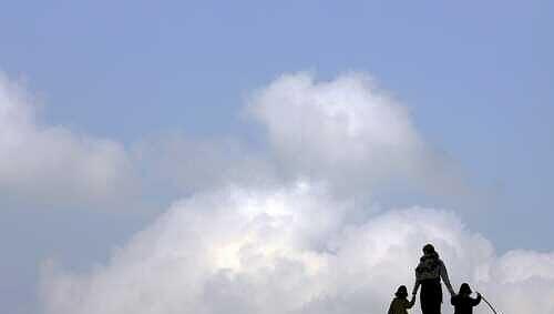 Trotz Wolken ist es warm Trotz Wolken ist es warm