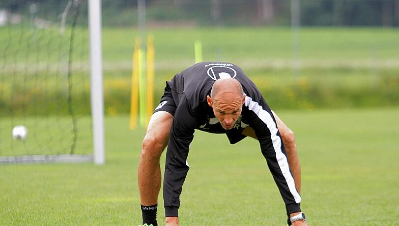 Trainingseinheit der Löwen: Trainer Alexander Schmidt.