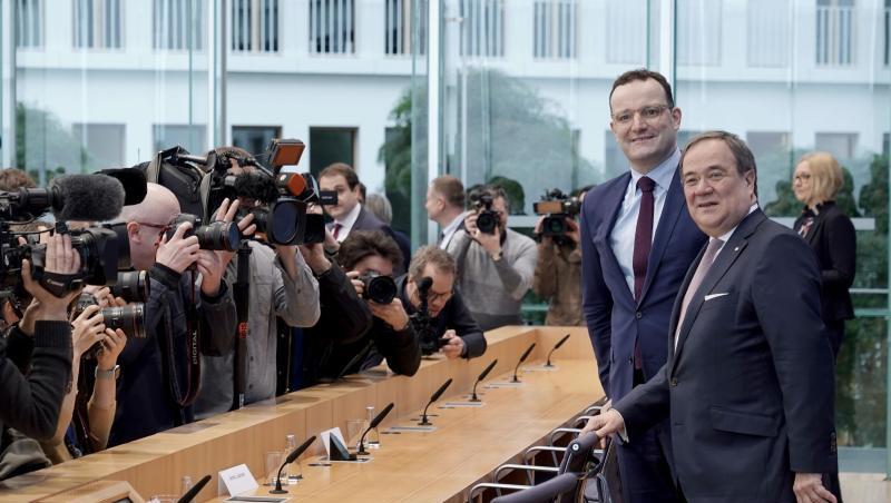 Jens Spahn als Stellvertreter und Armin Laschet als Parteichef? Das Duo aus NRW hat einen gemeinsamen Plan. Jens Spahn als Stellvertreter und Armin Laschet als Parteichef? Das Duo aus NRW hat einen gemeinsamen Plan.
