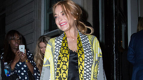 Lindsay Lohan auf einer Party in London
