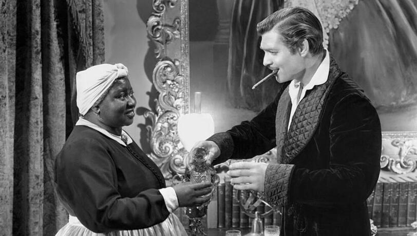 Hattie McDaniel und Clark Gable im Filmklassiker "Vom Winde verweht". Hattie McDaniel und Clark Gable im Filmklassiker "Vom Winde verweht".