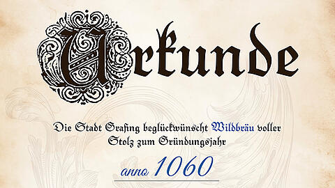 Das Dokument der Stadt Grafing bestätigt das.