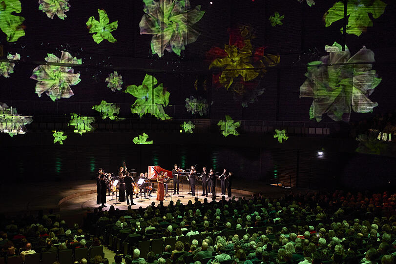 "Vivaldi immersiv" in der Isarphilharmonie.