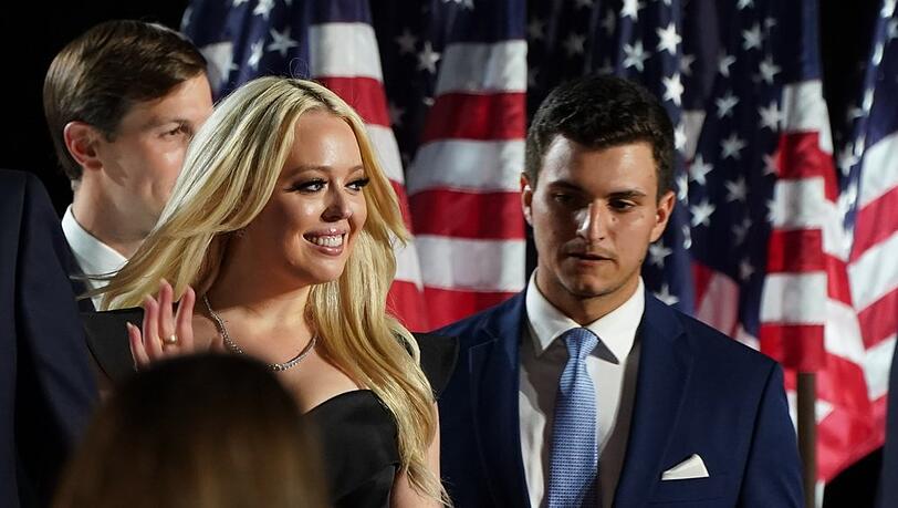 Tiffany Trump und Ehemann Michael Boulos werden erstmals Eltern. Sie sind seit 2022 verheiratet.