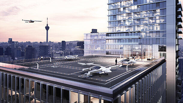 Mit dem Jet ins Büro: So sieht die Zukunftsvision von Lilium Aviation aus.