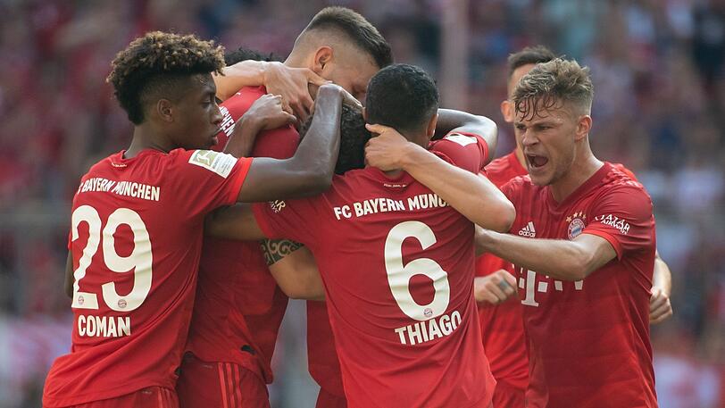 Wollen in der Bundesliga weiter angreifen: Die Spieler vom FC Bayern München.