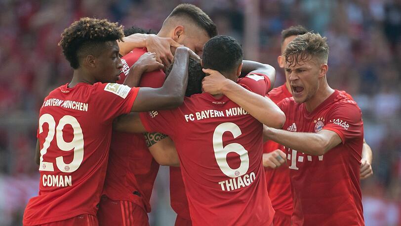 Wollen in der Bundesliga weiter angreifen: Die Spieler vom FC Bayern München. Wollen in der Bundesliga weiter angreifen: Die Spieler vom FC Bayern München.