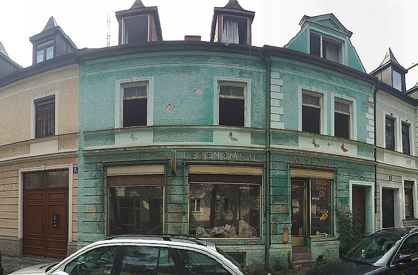 Haben schon bessere Zeiten gesehen: Die alten Stadthäuder in der Sailerstraße sind verfallen.