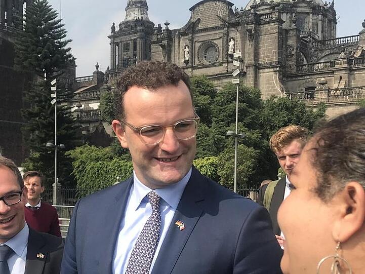 Bundesgesundheitsminister Jens Spahn bei seinem Besuch in Mexiko.