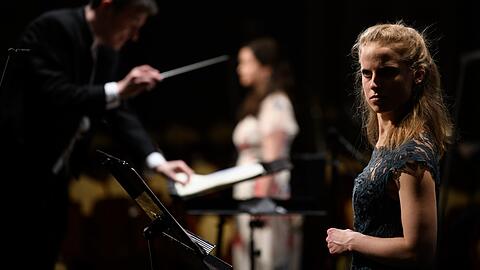 Franziska Weber in der konzertanten Aufführung der komischen Oper "Doktor Mirakel" von Georges Bizet im Prinzregententheater.