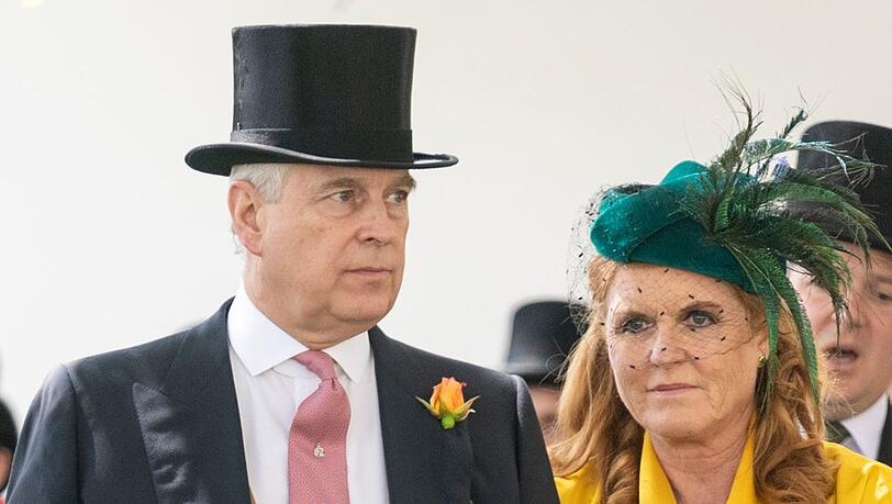 Sarah Ferguson an der Seite ihres Ex-Mannes Prinz Andrew.