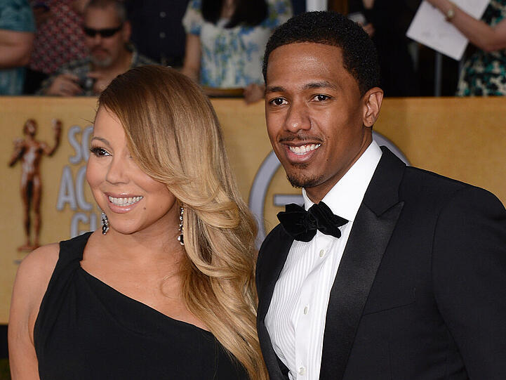 Mariah Carey und Nick Cannon auf dem Roten Teppich in Los Angeles