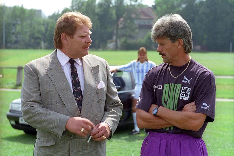 Und hier noch ein Bonus: Karl-Heinz Wildmoser (li.) und Werner Lorant im Duett.