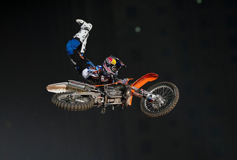 Die X-Fighters im Olympiastadion: Spektakuläre Fotos