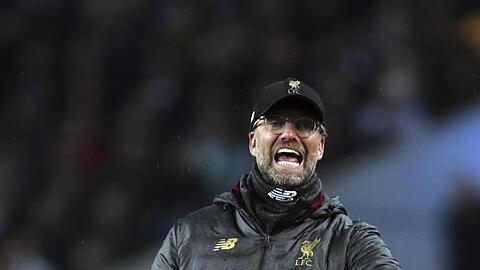 Liverpool-Coach Jürgen Klopp siegt mit seinem Team gegen Cardiff City.