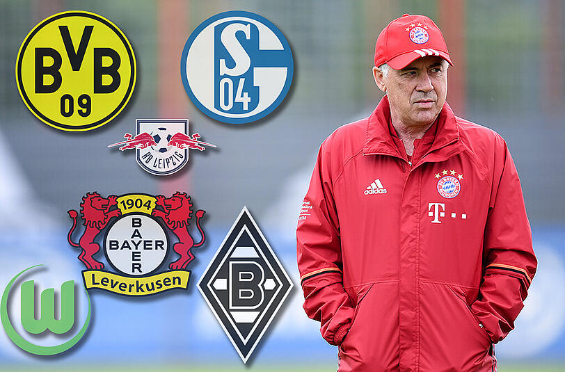 Carlo Ancelotti wird die Transferbemühungen der Konkurrenz genau beobachtet haben.