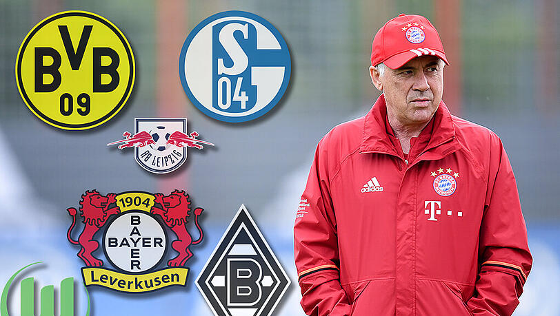Carlo Ancelotti wird die Transferbemühungen der Konkurrenz genau beobachtet haben. Carlo Ancelotti wird die Transferbemühungen der Konkurrenz genau beobachtet haben.