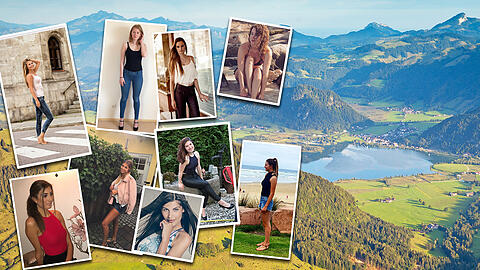 Flankiert von den ersten Vorboten des Kaisergebirges liegt er still und beschaulich schön da: der Walchsee im Kaiserwinkl. Hier posieren die Nachwuchsmodels für ein professionelles Fotoshooting.