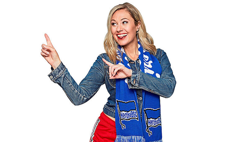 In München geboren, aber jetzt eingefleischter Hertha-Fan: Moderatorin Ruth Moschner. In München geboren, aber jetzt eingefleischter Hertha-Fan: Moderatorin Ruth Moschner.