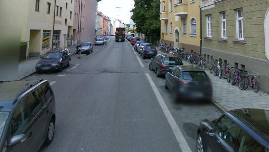 Ein Dialog-Display soll auf Wunsch der CSU im BA für ein niedrigeres Tempo in der Gräfstraße sorgen.