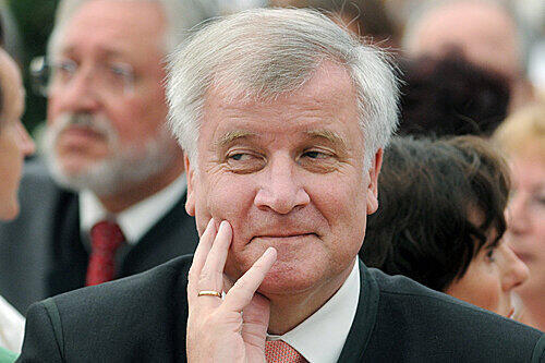Der bayerische Ministerpräsident Horst Seehofer