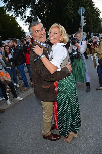 Sabine Christiansen und Norbert Medus.